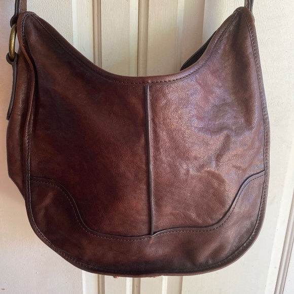 Frye Brown Crossbody - Picture 1 of 7